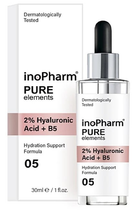 Сироватка для обличчя InoPharm Pure Elements 2% Hyaluronic Acid + B5 30 мл (3800038936084)