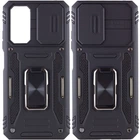 Ударостійкий чохол Camshield Army Ring для Xiaomi Redmi Note 11 (Global) / Note 11S (Чорний / Black)
