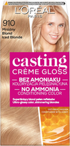 Фарба для волосся L'Oreal Paris Casting Creme Gloss 910 Крижаний блонд (3600523351350) - зображення 1