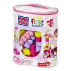 Конструктор Mega Bloks розовый в мешке 80 деталей (dch62)