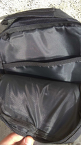 Черная тактическая сумка-рюкзак барсетка на одной лямке MFH T0445 + USB выход - изображение 6