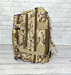 Тактический походный рюкзак Military T 413 25 L Камуфляжный пиксель - изображение 6