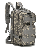 Тактический походный рюкзак Military T 413 25 L Камуфляжный пиксель - изображение 12