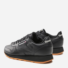 Чоловічі кросівки Reebok Classic Leather 100008493 42.5 (9.5US) 27.5 см Чорні (4065419124088) - зображення 3