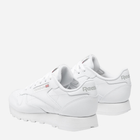 Жіночі кросівки Reebok Classic Leather 100008496 40 (9US) 26 см Білі (4065418342698) - зображення 3