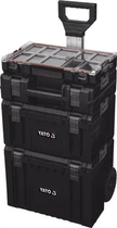 Ящики складені для інструментів YATO, 4 шт. 770х 450х 380 мм, на колесах, до модуля 35B23B41G28W S12