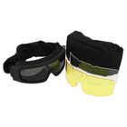 Захисні окуляри-маска SPOSUNE JY-027-2 оправа-чорна колір лінз сірий - изображение 9