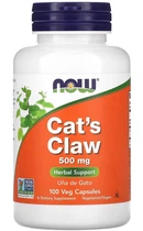 Натуральна добавка Now Foods Cat's Claw 500 мг веганські Капсули