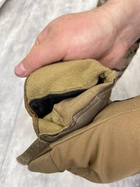 Тактичні зимові рукавички Tactical Gloves Coyote M - изображение 4