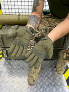 Тактичні рукавички Mechanix Wear M-Pact Elite Olive M - изображение 2