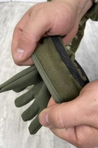 Тактичні зимові рукавички Soft Shell Tactical Gloves Olive XXL - изображение 3
