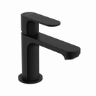Смеситель для раковины 80 CoolStart EcoSmart+ Hansgrohe Rebris S (цвет - чёрный матовый), с донным клапаном 72586670