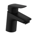 Смеситель для раковины 70 Hansgrohe Logis (цвет - чёрный матовый), со сливным клапаном Push-Open 71077670