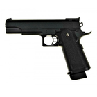 Страйкбольний пістолет "Colt M1911 Hi-Capa" 27х19х5 см Galaxy Чорний 000217822 - зображення 3