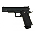 Страйкбольний пістолет "Colt M1911 Hi-Capa" 27х19х5 см Galaxy Чорний 000217822 - зображення 6