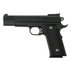 Страйкбольний пістолет "Браунінг Browning HP" 27х19х5 см Galaxy Чорний 000217823 - зображення 6