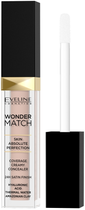 Рідкий консилер Eveline Cosmetics Wonder Match Concealer Peach 7 мл (5903416048428) - зображення 1