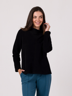 Sweter damski z bawełny BeWear B268 L Czarny (5905563718032) - obraz 1