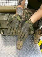 Тактичні рукавички Tactical Gloves Olive Elite S - изображение 2