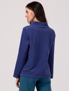 Sweter damski z bawełny BeWear B268 L Indigo (5905563718070) - obraz 2