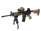 Профільована пістолетна рукоятка типу G27 для M4/M16 - coyote (для страйкболу) - зображення 5