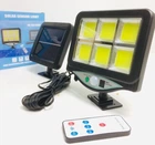 Ліхтар підвісний вуличний Solar ligh BL BK-128-6COB/7499/ 9891 на сонячній батареї з датчиком руху 2400 mAh Чорний