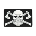 Нашивка M-Tac Bearded Skull 3D ПВХ 2000000025421 - изображение 1