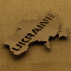 Нашивка M-Tac Ukraine (контур) Сквозная Laser Cut 2000000125411 - изображение 3