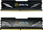 Модуль пам'яті Atria DDR4 32GB 2x16GB 3200MHz Fly Black (UAT43200CL18BK2/32)