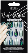 Набір накладних нігтів Ardell Nail Addict Green Glitter Chrome False Nails(74764758873) - зображення 1
