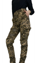 Жіночі військові тактичні штани 56 укрпіксель софтшелл утепленні - зображення 12
