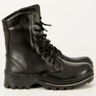Берцы зимние кожаные черные, натуральный мех, подошва антистат, ботинки мужские 442 - изображение 1