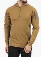 Кофта тактическая Helikon Range Hoodie Topcool - Coyote/Adaptive Green M