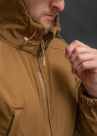 Чоловічий демісезонний костюм Softshell з Липучками під Шеврони колір койот Куртка і штани XL - зображення 5