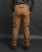 Мужской демисезонный костюм Softshell с Липучками под Шевроны цвет койот Куртка и брюки S - изображение 9