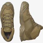 Тактичні кросівки SALOMON XA Forces Mid Gore-Tex l Coyote Brown, розмір 46 - зображення 4