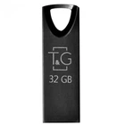 Флеш пам'ять TG 32GB USB2.0 універсальний T&G Metal 117 накопичувач/флешка для зберігання, перенесення та обміну даними Чорний