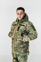 Мужская зимняя Куртка Thermo-Loft с Липучками под шевроны пиксель XXL - изображение 3