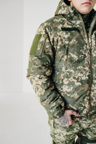 Чоловіча зимова Куртка Thermo-Loft із Липучками під шеврони піксель XXL - зображення 6