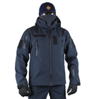 Куртка тактична чловіча GPK Tactical Soft shell 46р Синя - изображение 3
