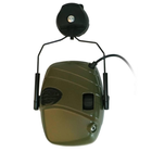 Адаптер кріплення для активних навушників Bodasan на шолом, каску 19-20 мм, затискний Чорний (BR-02) - зображення 5