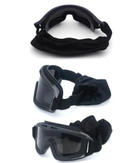 Захисні окуляри маска Nela-Styl mx79 Чорний (Alop) 60480859 - зображення 2