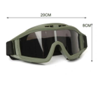 Защитные очки маска Nela-Styl mx79 Олива (Alop) 60434644 - изображение 3