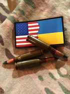 Патч \ шеврон “Прапор США-Україна” - зображення 3