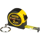Рулетка Stanley FatMax брелок, 2м х 13мм в гумовому корпусі (FMHT1-33856)