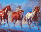 Картина за номерами Symag Paint it! Табун коней 40 x 50 см (5904433380232) - зображення 1