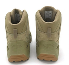 Водонепроникні шкіряні чоловічі черевики взуття для армії Хакі 45 Alop з натуральної замші дихаючі зносостійкі зносостійкі система швидкої шнурівки повсякденні - зображення 4