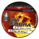 Пульки Umarex Cobra 0,56 гр (500 шт) (4.1916) - изображение 1