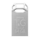 Флеш пам'ять TG 64GB USB2.0 універсальний T&G Metal 110 накопичувач/флешка для зберігання, перенесення та обміну даними Сталевий