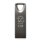Флеш пам'ять TG 8GB USB2.0 універсальний T&G Metal 117 накопичувач/флешка для зберігання, перенесення та обміну даними для пристроїв/ПК/ноутбука Чорний
